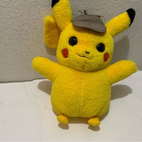 Pokemon DETECTIVE PIKACHU 14” Plush Stuffed Toy by Wicked Cool Toys - Picture 13 of 13